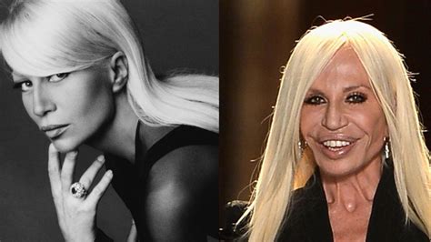 figlio di donatella versace e fidanzata|donatella versace before and after surgery.